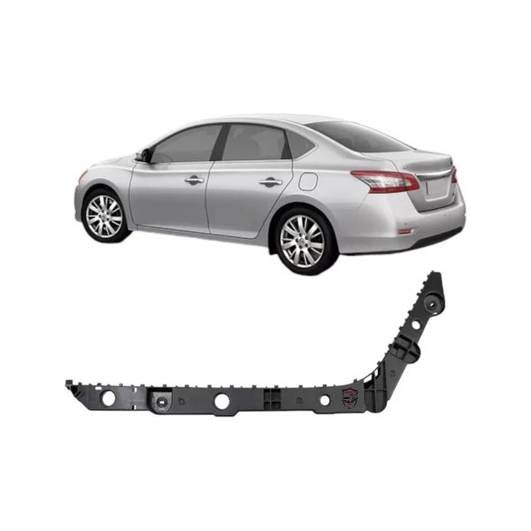 Guia Suporte Parachoque Traseiro Nissan Sentra 2014 A 2016 Lado Esquerdo